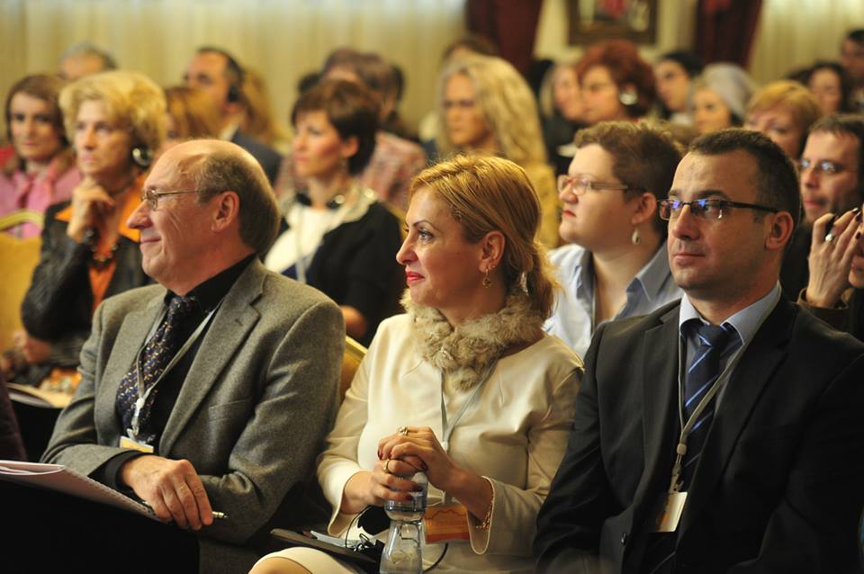 (L-R) Prof. Inge Eigsvag from the Nansen Academy, Ms. Ljuljjeta Goranci- Brkic from Nansen Dialogue Centre, Sarajevo at the conference and Mr Sasho Stojkovski, Executive Director of Nansen Dialogue Centre in Skopje, Macedonia.  
